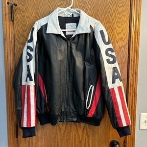 Men’s Vintage Leather jacket size XL USA